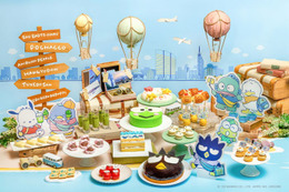 サンリオ“はぴだんぶい”がケーキやマカロンに！コラボスイーツビュッフェ福岡初開催