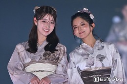 阪口珠美＆鈴本美愉、淡色浴衣で可憐にランウェイ「坂道OGの並び胸アツ」「ビジュが爆発してる」とファン悶絶【関コレ2026S/S】 画像