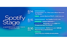Spotifyが4年連続でサマソニとコラボ。5つの人気プレイリストブランドを体現するステージが登場