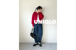 赤×デニム。色褪せない永遠のカラーリングを【ユニクロ・GU】で。コーデのひとつに加えておきたいフレンチカジュアル【40代の毎日コーデ】