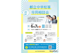 【中学受験】立川国際など12校「都立中学校等合同相談会」6/7 画像