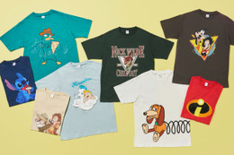 夏のコーディネートを彩る！ ミッキーマウスやスティッチなど、ディズニーキャラクターTシャツ発売