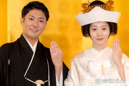 元乃木坂46能條愛未＆中村橋之助、和装の神前式ショット公開 紋付羽織袴・白無垢姿に「なんて美しい夫婦ショット」「映画を観てるよう」の声 画像