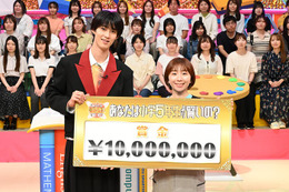 M!LK曽野舜太＆高橋成美、全問正解で賞金1000万円獲得「あなたは小学5年生より賢いの？」で“次世代クイズ王”の戦いぶり