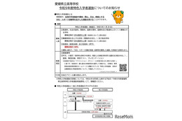 【高校受験2027】愛媛県立高の入試日程、特色1/29・一般3/4-5