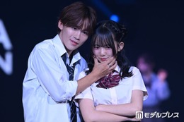 「今日好き」ゆかりおカップル、“ほっぺむぎゅ”ポーズで会場沸かす「お似合いすぎ」「美男美女」【オキコレ2026】 画像
