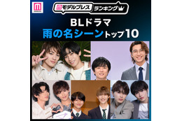 読者が選ぶ「BLドラマ“雨の名シーン”」トップ10を発表【モデルプレスランキング】
