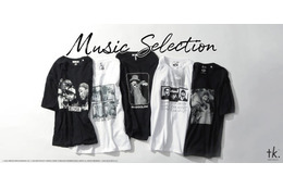 tk.TAKEO KIKUCHI、90年代を象徴する3組の世界的アーティストをフィーチャーしたTシャツ発売