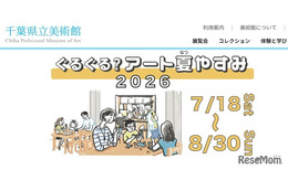 【夏休み2026】千葉県美「ぐるぐる？アート夏やすみ」7/18-8/30