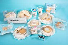 ファミマ「ほっぺたとろける」ミルクスイーツフェア開催 定番アイスにシュークリーム、メロンパンなど7種 画像