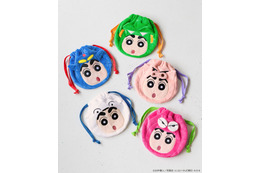 しんちゃんの顔ポーチやぬいぐるみも！「クレヨンしんちゃん」とLOWRYS FARMのコラボアイテム、7月24日発売開始