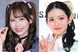 FRUITS ZIPPER松本かれん＆IS:SUE・NANO、同い年美女コンビの2ショットに「違うタイプのKAWAII2人だ」「推し同士で胸熱」とファン歓喜 画像