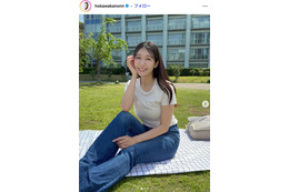 “身長170cm”美人気象予報士、ノースリ×レギンスで美ボディ際立つ「脚のラインが美しすぎる」「カッコいい」の声 画像