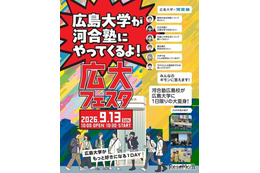 【大学受験】広島大学×河合塾「広大フェスタ」9/13 画像