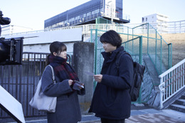 松村北斗×今田美桜、禁断バディ誕生の舞台裏とは？『白鳥とコウモリ』現場レポート＆メイキング写真解禁　