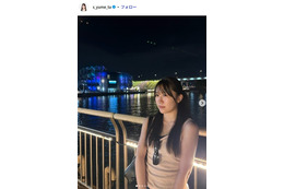 鈴木福の妹・夢「腹筋バキバキにしたい」美ウエスト際立つショート丈トップス姿披露「縦線できててすごい」「かっこいい」の声
