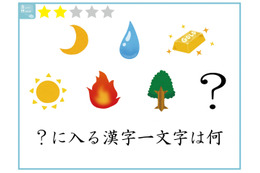 【クイズ】漢字1文字、何が入る？意外に解けないイラストクイズ