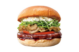 ゼッテリア「和バーガーフェア」第一弾は「山葵タルタル舞茸ビーフバーガー」 本わさびの辛み×濃厚てりやきが好相性