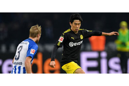 香川真司、ヘルタ戦で2018年初ゴール！なんと「頭」で 画像