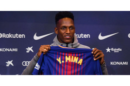 バルセロナの新戦力！ジェリー・ミナの「背番号」が決定 画像