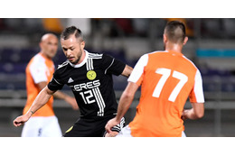 元Jリーガー出場のACL予選、仰天の「ガムテ背番号」が話題に！ 画像