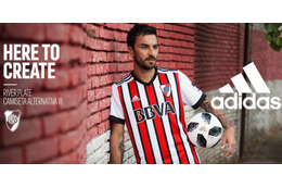 リーベル・プレート、伝統のストライプが復活した2018新サードユニフォーム 画像