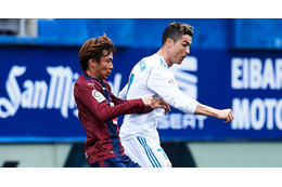 乾のエイバル、ロナウドにやられた…レアル戦の「全得点シーン」を動画で見る 画像