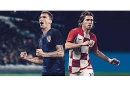 クロアチア代表、ロシアW杯に向けたチェック柄の新ユニフォームを発表！ 画像