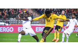 ベルギー代表、4発快勝！FWバチュアイが「クライフターン」からゴール奪う 画像