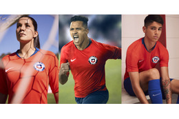 南米王者チリ代表、2018新ユニフォームを発表！「番号」も同時に公開 画像