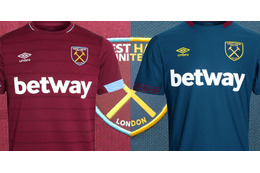 ウェストハム、「クラシック」な2018-19新ユニフォームを発表！ 画像
