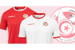 チュニジア代表、ロシアW杯に向けたユニフォームを発表！胸には「カルタゴの鷲」 画像