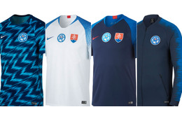 スロバキア代表、個性的なデザインの2018新ユニフォーム＆チームウェアを発表！ 画像