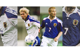 W杯を前に日本代表歴代ユニフォームを見る！「2001年コントラストモデル」 画像