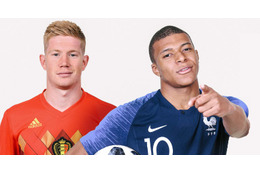 W杯フランスvsベルギー企画！エンバペとデ・ブライネ、「名前の本人発音」を聞いてみよう 画像