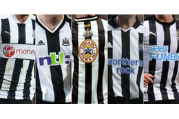 武藤嘉紀の新天地、ニューカッスルの「25年間分のホームキット」をまとめて見る 画像