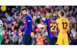 衝撃敗戦のバルセロナ、選手同士が口論に？ 画像
