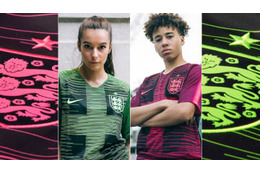 イングランド代表、鮮烈なカラー「REMIXプレマッチ・トップ」を発表！ 画像