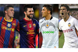 神戸移籍のダビド・ビジャ、「177ゴールを決めた名門時代」のユニフォーム 画像