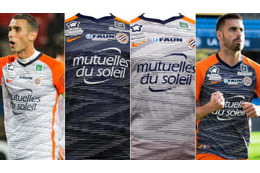 好調モンペリエ！2018-19ユニフォームは「幸運を呼ぶ…かも」の横V字 画像