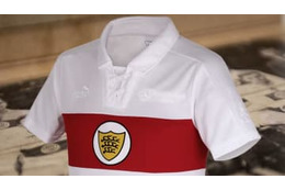 シュトゥットガルトが125周年記念ユニフォームを発表！胸元の編上げが超レトロ 画像