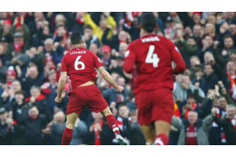 武藤が惜しいヘッドも、リヴァプールが圧勝！ロヴレンの華麗ボレーを見たいなら 画像