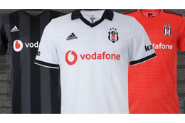 香川真司の新天地！名門ベシクタシュの2018-19ユニフォーム 画像