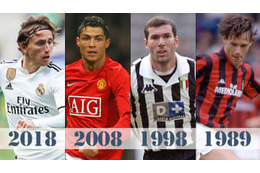 「平成バロンドール史」30年間の受賞者ユニとサッカー界の出来事まとめ 画像