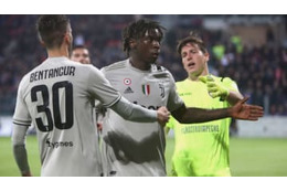 ユーヴェFWキーン、カリアリ戦で罰金処分…その理由は 画像