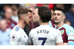 ダチョウ倶楽部か！プレミアリーグ、激怒からのキスでイエロー 画像