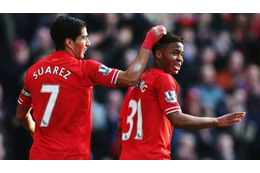 スアレス「リヴァプール時代のスターリングはシュートが酷かった」 画像