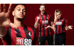 ボーンマス、2019-20新ユニフォームを発表！伝統的かつモダンなデザインに 画像