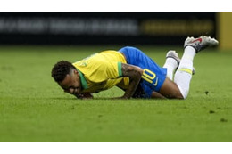 ネイマールがコパ・アメリカ欠場…靭帯損傷の瞬間がこれ 画像
