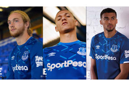 エヴァートン、「骨組み」に触発の2019-20新ユニフォームを発表！ 画像